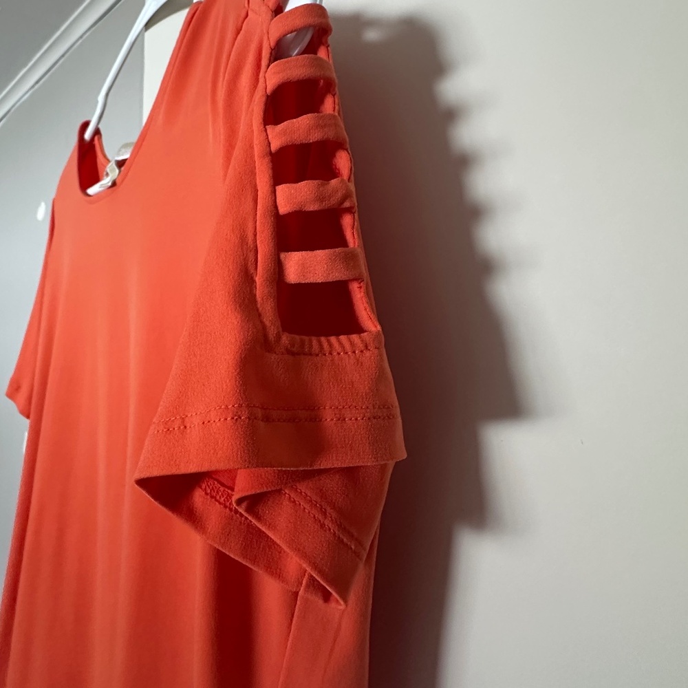 Michael Kors Orange short sleeve top